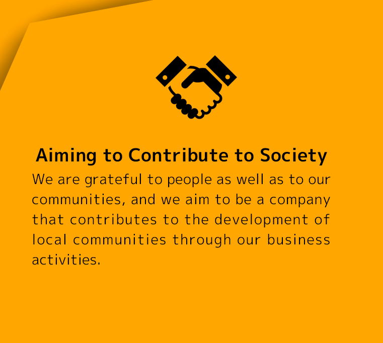 Aiming to Contribute to Society